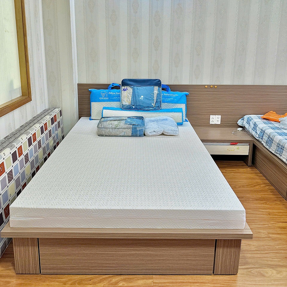 Nệm Cao Su Thiên Nhiên Eco Grey VivaHome photo review