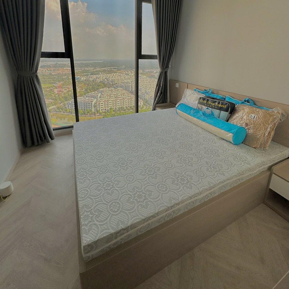 Nệm Cao Su Thiên Nhiên Eco Grey VivaHome photo review