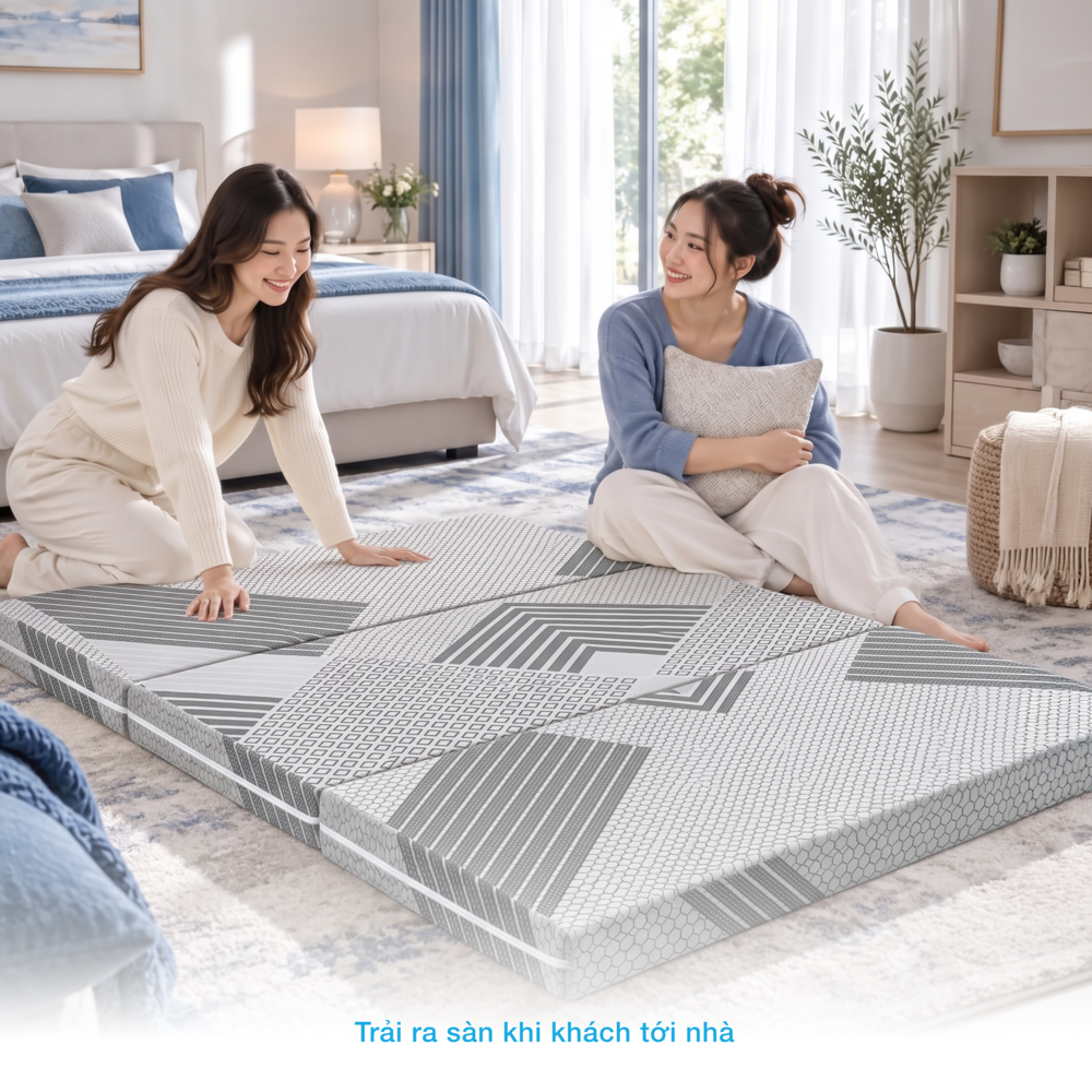 Nệm Cao Su Bông Kelly 6 Nệm Cao Su Bông Kelly - Ảnh 6