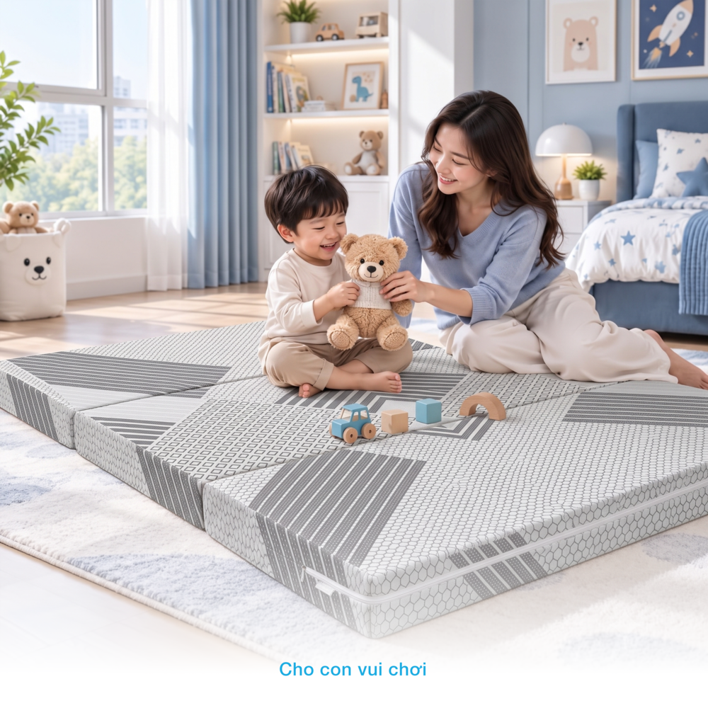 Nệm Cao Su Bông Kelly 8 Nệm Cao Su Bông Kelly - Ảnh 8